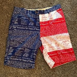 Loudmouth Golf Short Constitution AMERICA sz 36
